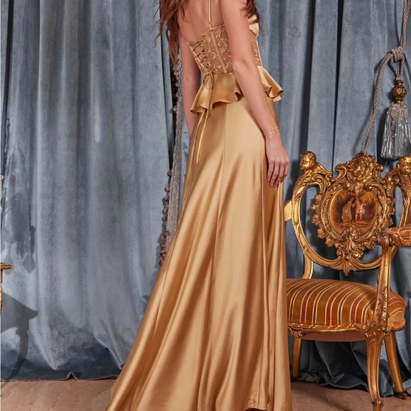 V. Chapman Dianthus Dress in Warm Sand - Picture 4 of 16